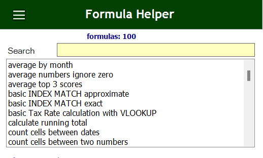 100 Built-in Excel Advance Functions