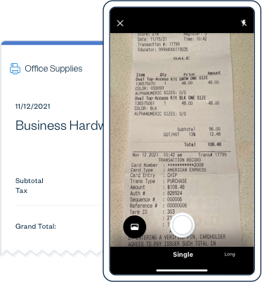 Freshbooks scan expense feature